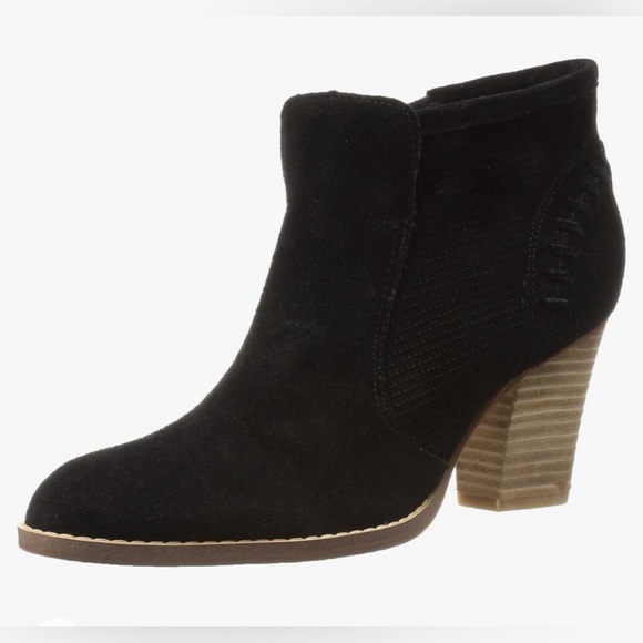 Marc Fisher Cadis Ankle Genuine Suede Bootie Black - Picture 6 of 6